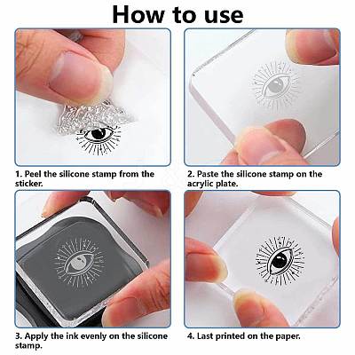 Plastic Stamps DIY-WH20018-0219-1