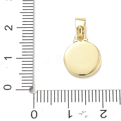 Brass Enamel Pendants KK-CBA3F25-01B-G-1