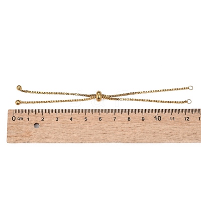 Adjustable 304 Stainless Steel Slider Bracelets Making STAS-T050-031G-1