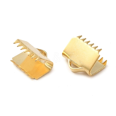 304 Stainless Steel Ribbon Clamp Ends STAS-J011-08G-1