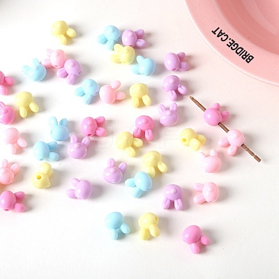 Opaque Acrylic Beads OACR-L016-05-1