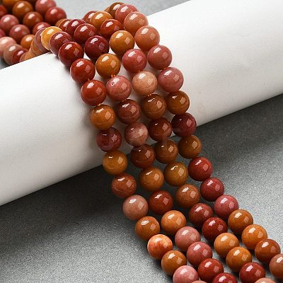 Dyed Natural Malaysia Jade Beads Strands G-G021-02A-19-1