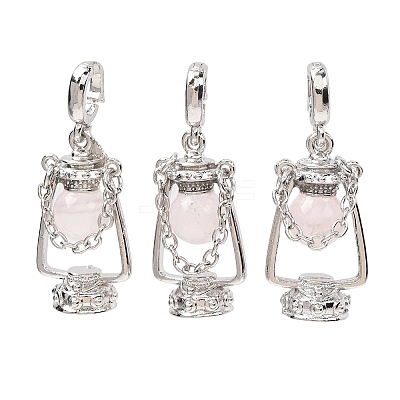 Natural Rose Quartz Pendants GG-CBA0251-04P-06-1