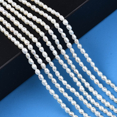 Natural Cultured Freshwater Pearl Beads Strands PEAR-N012-02G-1