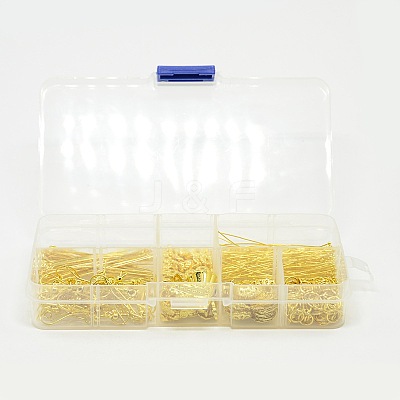 1 Box Golden Jewelry Findings DIY-X0092-B-1