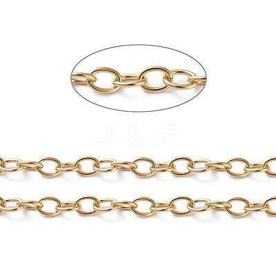 Brass Cable Chains CHC-G005-11G-1