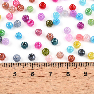 Baking Paint Glass Seed Beads SEED-N007-02H-1