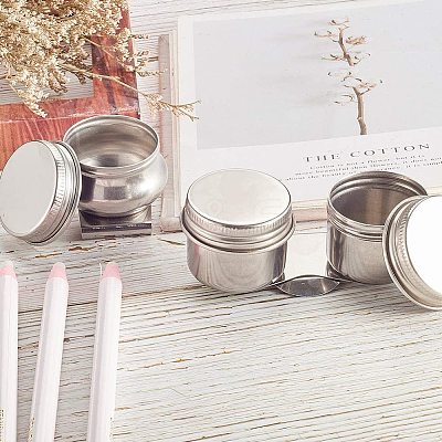 Stainless Steel Colour Modulation Bead Containers CON-PH0012-03-1