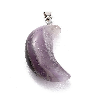 Natural Amethyst Pendants X-G-Z022-02C-1