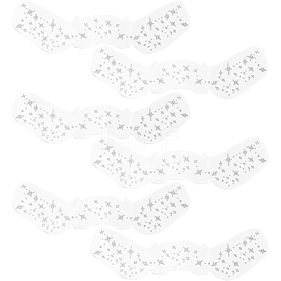 10Pcs Transfer Sticker Proof Removable Temporary Tattoos Stickers DIY-SP0003-65B-03-1