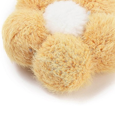 Flower Plush Pendant Keychain LS-KEYC-F039-06-1