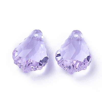 Faceted Glass Pendants GLAA-F068-C29-01-1