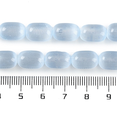 Natural Selenite Beads Strands G-F750-12-1