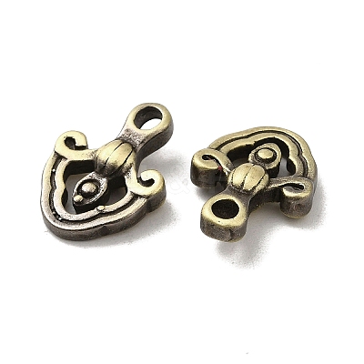 Tibetan Style Rack Plating Brass Pendants KK-Q805-44AB-1