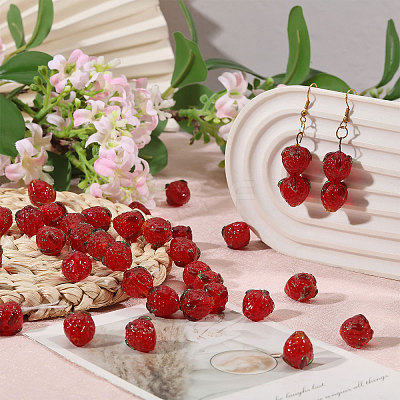 50Pcs Handmade Lampwork Beads LAMP-CA0001-17-1