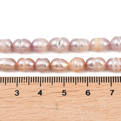 Natural Cultured Freshwater Pearl Beads Strands PEAR-F020-20B-1