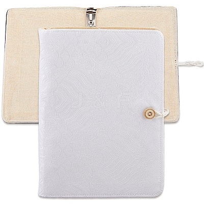 1Pc Cotton and Linen Binder Book Cover AJEW-FH0006-82B-1