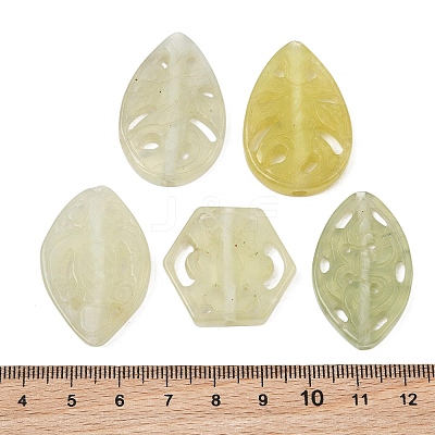Natural Xiuyan Jade Carved Beads GG-CBA3D9B-07-1