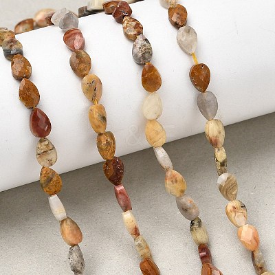 Natural Crazy Agate Beads Strands G-B159-A16-1