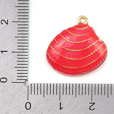 Brass Enamel Pendants KK-I352-07G-A-1