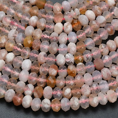 Natural Cherry Blossom Agate Beads Strands G-Z111-A40-1