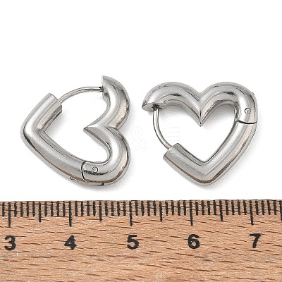 304 Stainless Steel Hoop Earrings SA-CBA46AF-26P-01-1
