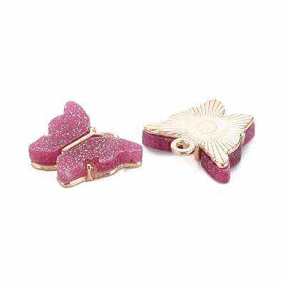 Resin Pendants PALLOY-T081-01F-RS-1