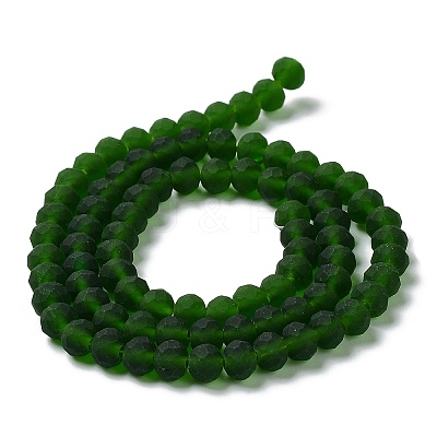 Transparent Glass Beads Strands EGLA-A044-T6mm-MD24-1