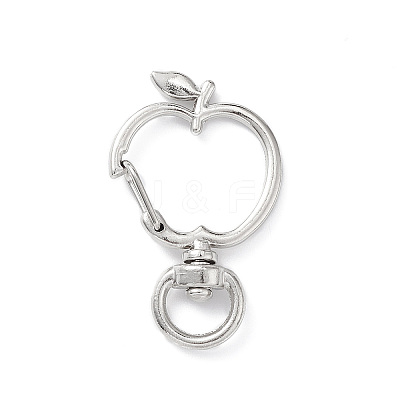 Apple Alloy Swivel Clasps X-FIND-L012-02P-1