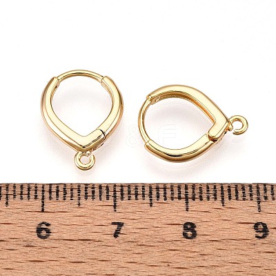 Brass Hoop Earring Finding KK-N261-63G-1