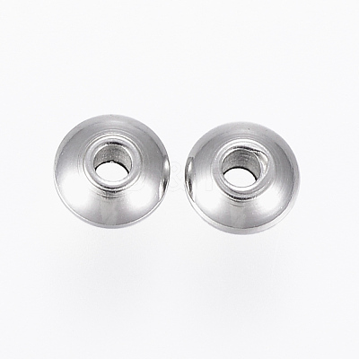 Tarnish Resistant 201 Stainless Steel Spacer Beads STAS-H410-12P-B-1