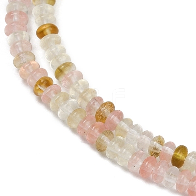 Watermelon Stone Glass Beads Strands G-U026-B02-4mm-1