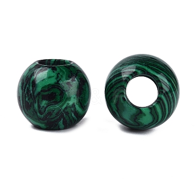 Synthetic Malachite Beads G-Q608-05J-1
