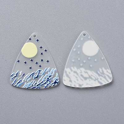 Acrylic Pendants KY-I007-38-1