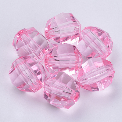Transparent Acrylic Beads TACR-Q256-6mm-V03-1