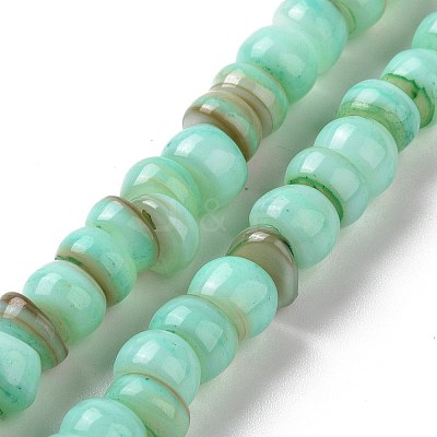 Natural Cultured Freshwater Shell Beads Strands SHEL-F002-01C-1