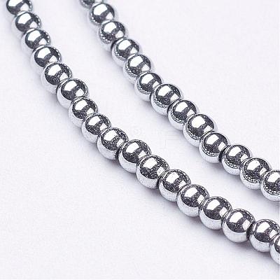 Non-Magnetic Hematite Beads Strands X-G-G094-2mm-1