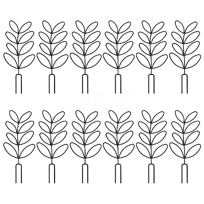 12Pcs ABS Plastic Plant Climbing Trellis AJEW-GO0005-43-1