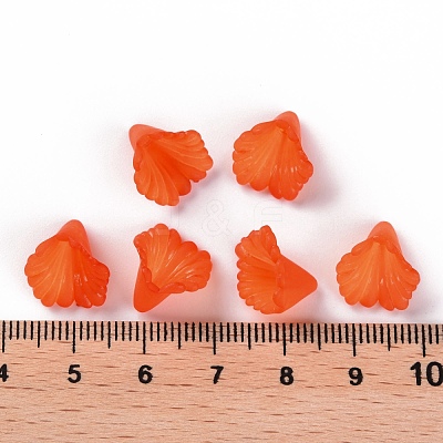 Frosted Acrylic Bead Caps MACR-S371-10A-726-1
