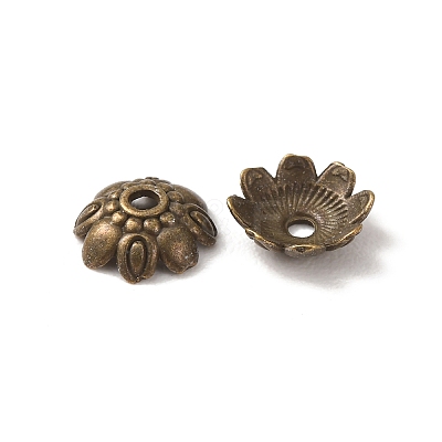 Tibetan Style Alloy Bead Caps LS-K08ME071-1