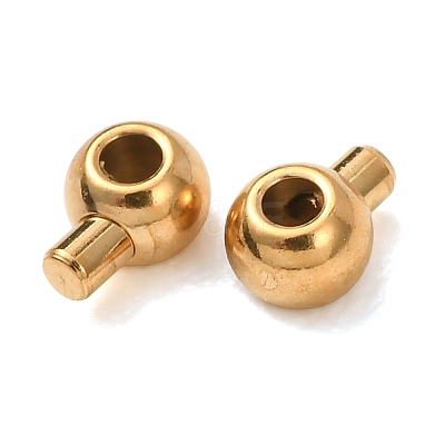 304 Stainless Steel Crimp Beads X-STAS-A151-05G-1