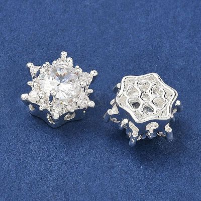 Brass Pave Cubic Zirconia Multi-Strands Links KK-B172-09S-03-1