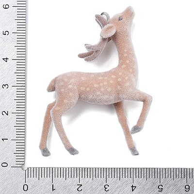Flocky Resin Pendants RESI-Q002-08A-1