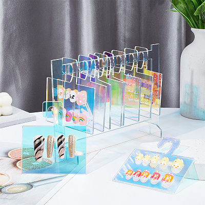 1 Set Acrylic Nail Art Display Boards ODIS-PH0001-62A-1