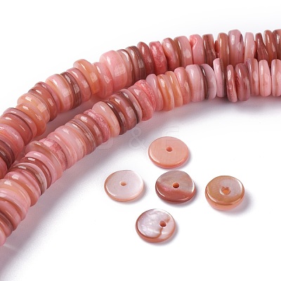 Natural Freshwater Shell Beads Strands X-BSHE-I016-04E-1