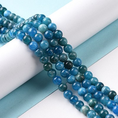 Natural Apatite Beads Strands G-J373-21-5.5mm-01-1