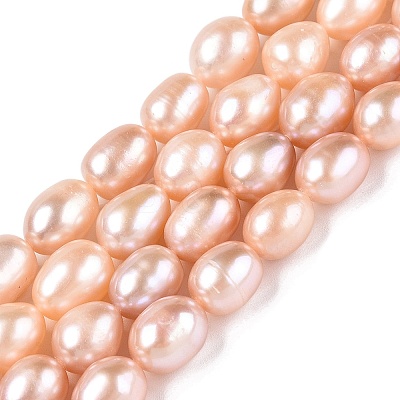 Natural Cultured Freshwater Pearl Beads Strands PEAR-Q003-7mm-03-1