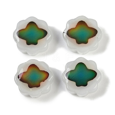 Two Tone Glass Mood Beads GLAA-Z007-07B-1