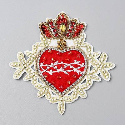 Computerized Embroidery Cloth Iron on/Sew on Patches DIY-WH0888-131B-1