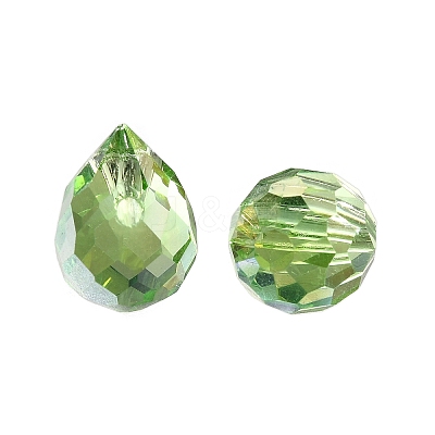 Transparent Glass Charms LS-GLAA-P070-A06-1